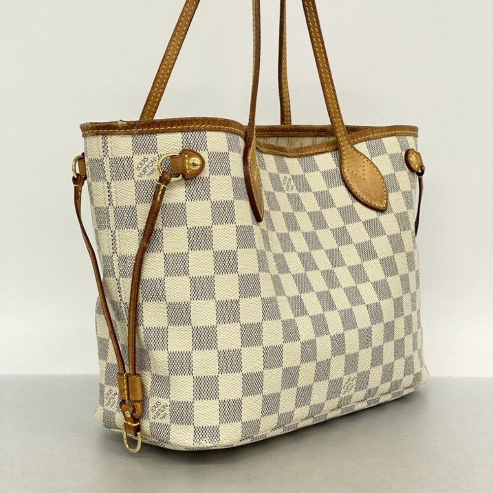 Louis Vuitton Tote Damier Azur Neverfull PM White - Picture 2 of 10
